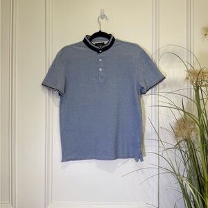 Zara Blue Polo Shirt with Classic Design